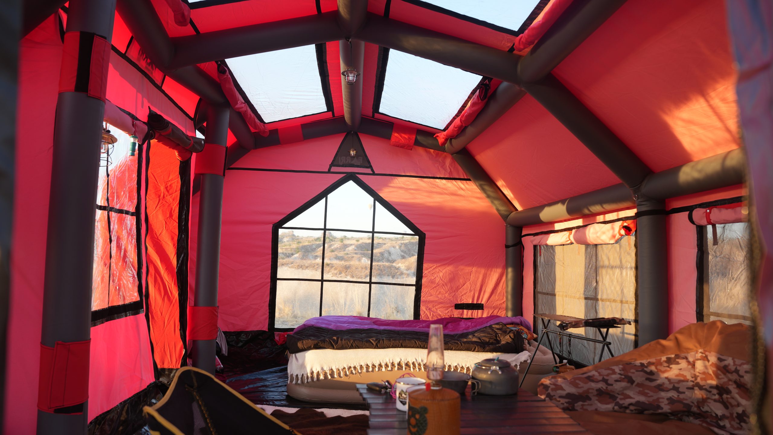 inflatable tent