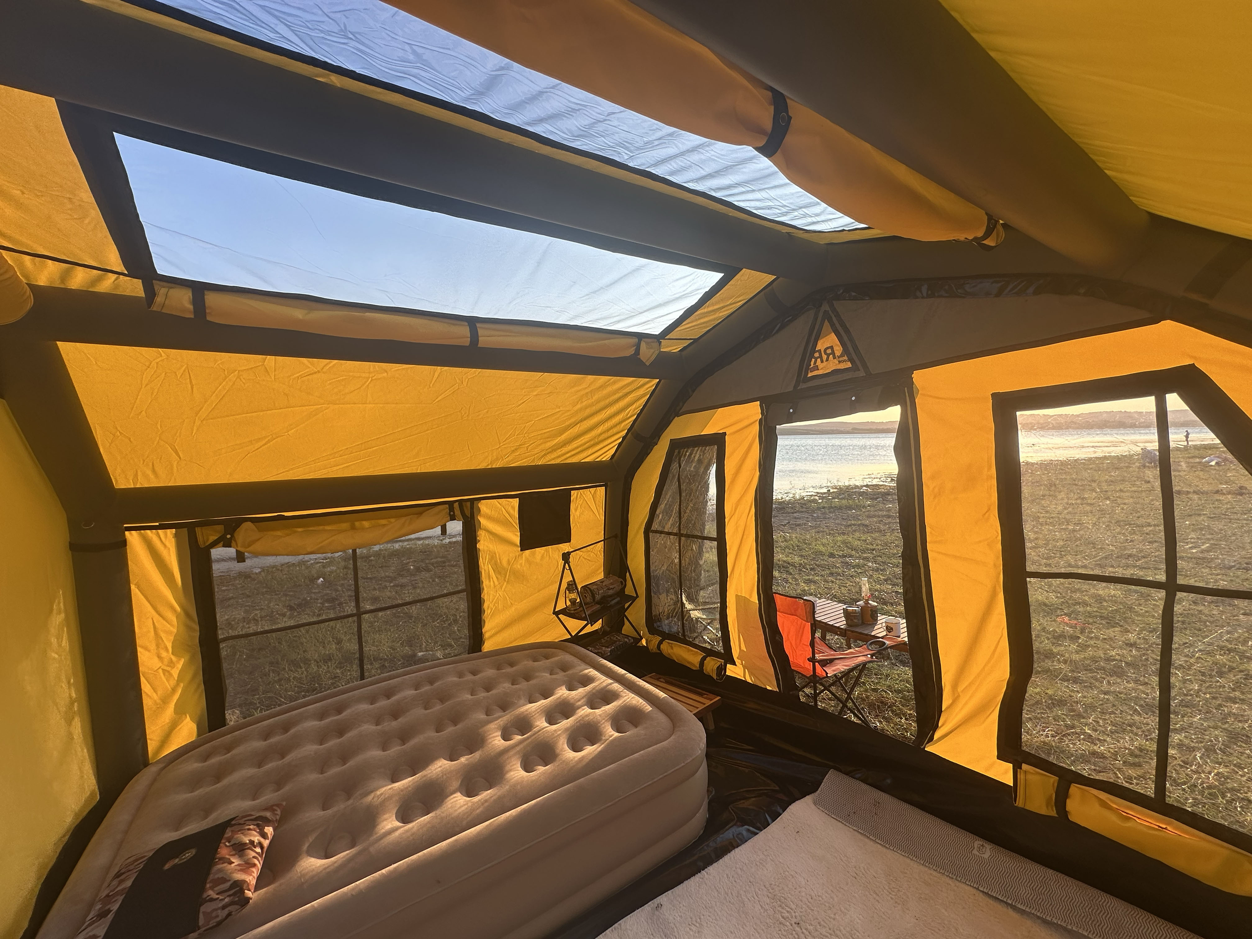 Arena Model Inflatable Tent 9.8 m² | For 6-8 People | 5 Seasons Yellow Color - Image 5