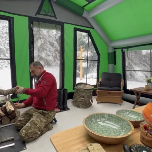 FARRI OUTDOOR – SKY Inflatable Tent | 12.5 m² | 8–10 Person | 4-Season Camping Tent