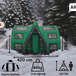 Farri Outdoor Nesta VILA Air Tent | 12 m² | 8–10 Person | Premium Inflatable Camping Tent